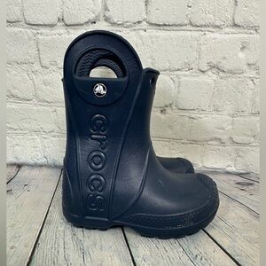 Crocs handle rain boot blue toddler 7